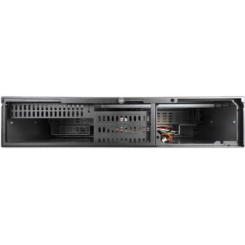 iStarUSA D Storm D-200SEA-BK 2U Compact Stylish Rackmount Chassis with Black SEA Bezel
