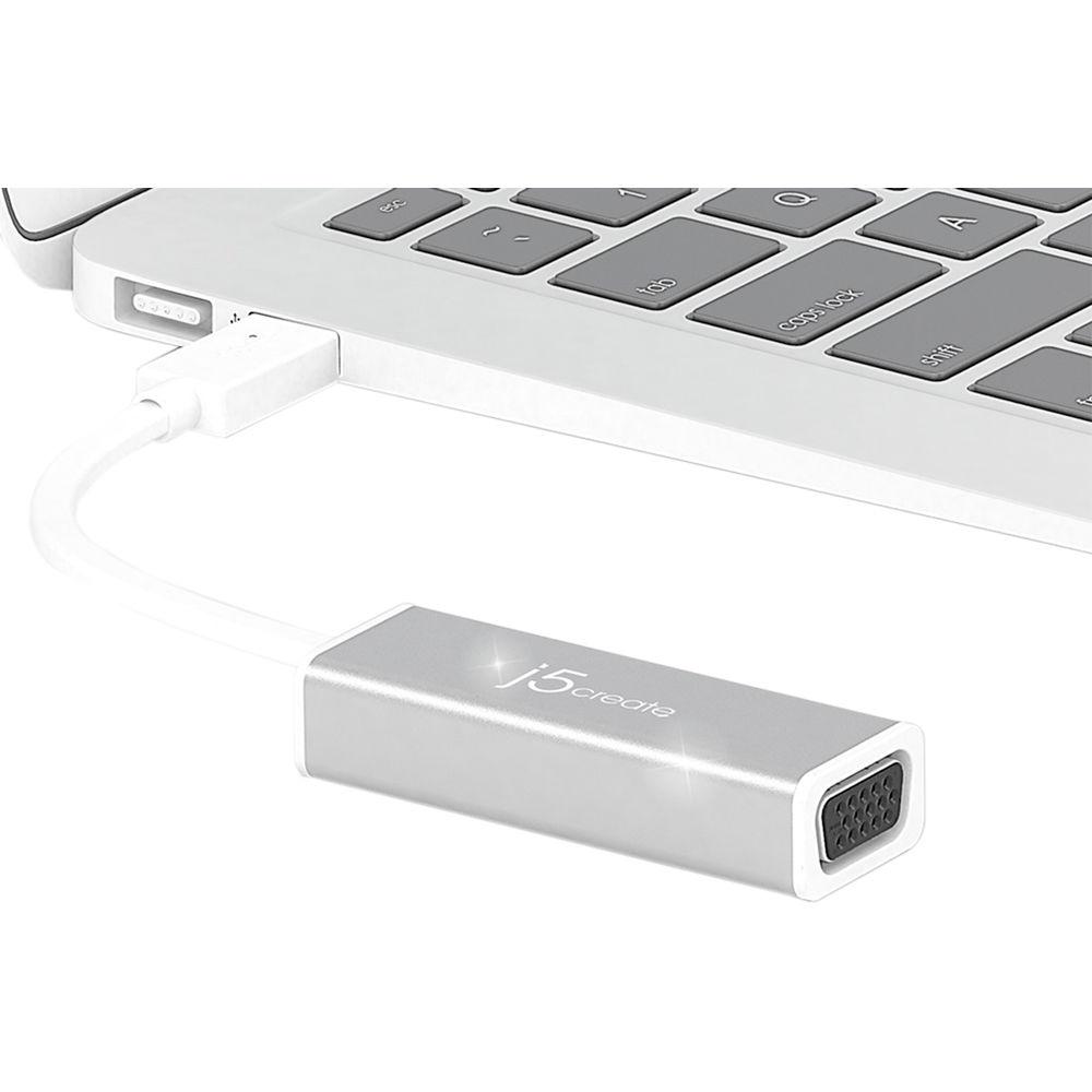 j5create USB 3.1 Gen 1 to VGA Slim Display Adapter