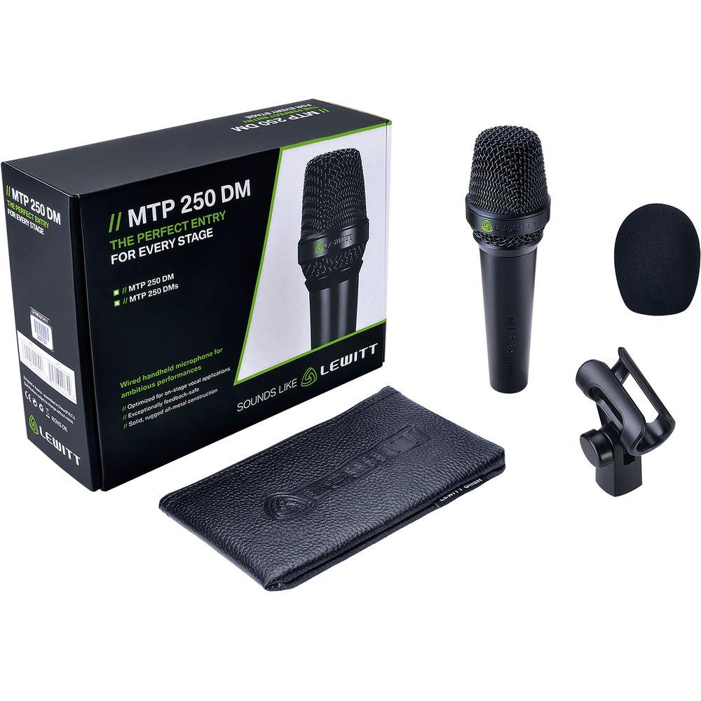 Lewitt MTP 250 DMs Handheld Vocal Microphone with On Off Switch