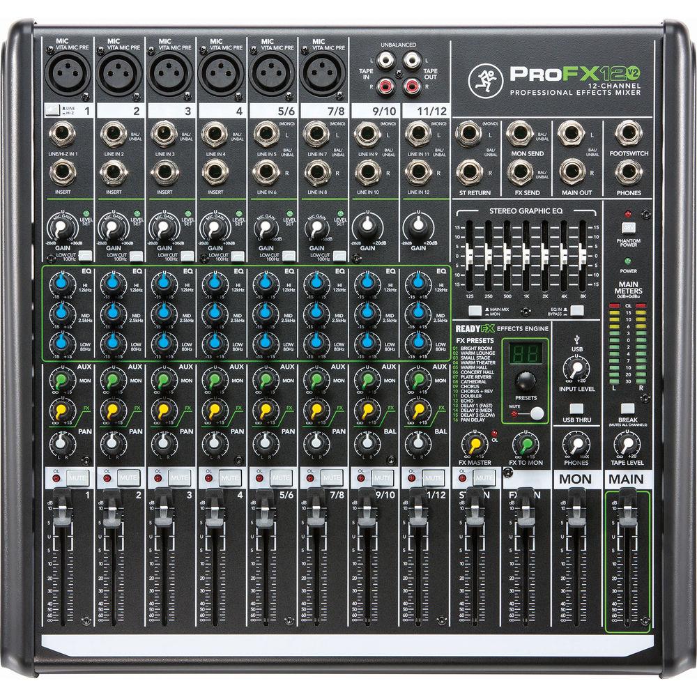 Mackie ProFX12v2 12-Channel Sound Reinforcement Mixer with Built-In FX