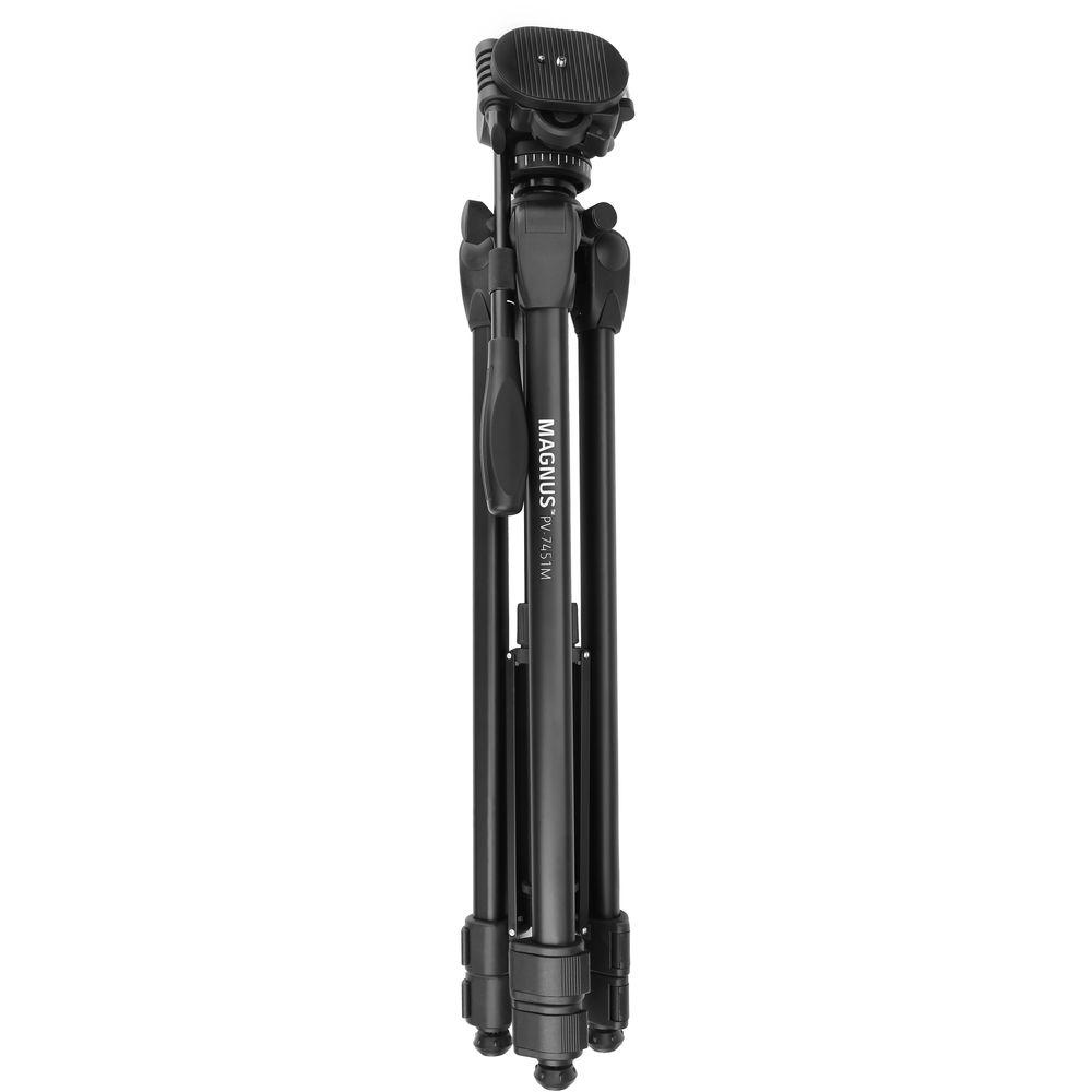 Magnus PV-7451M Tripod Monopod with 3-Way Pan Tilt Head