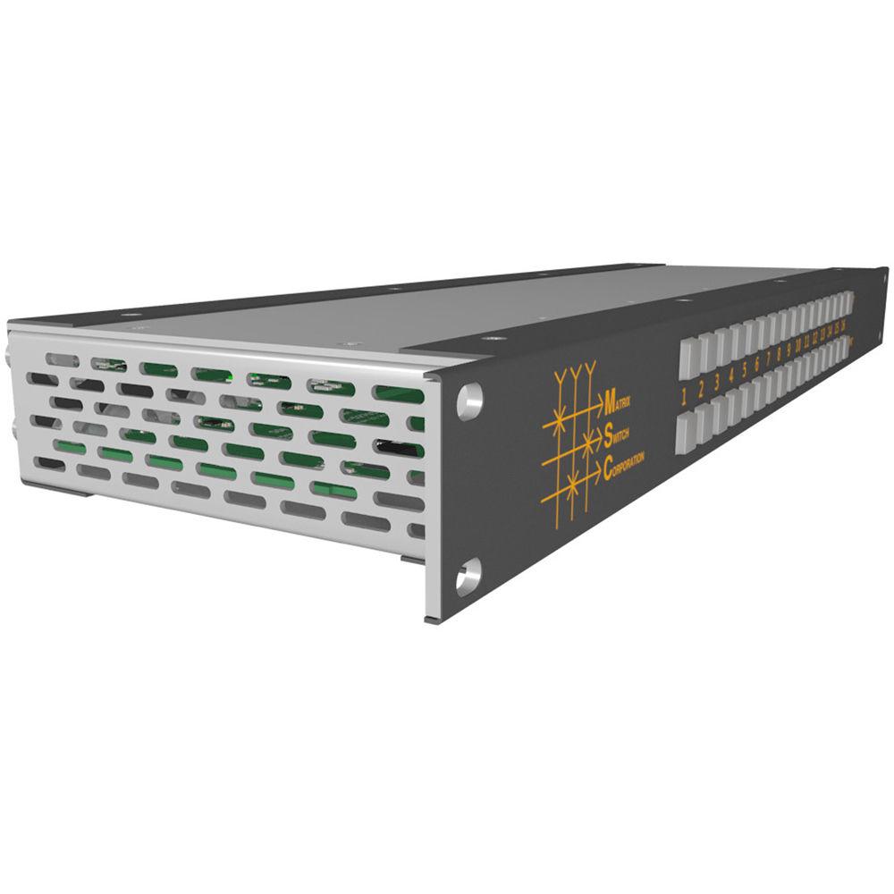Matrix Switch 16 x 16 3G-SDI Video Routing Switcher with Status Panel