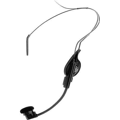 Nady 8W-1KU UHF Wireless Receiver System for Eight Simultaneous Transmitters with HM-1 Head-Worn Microphone