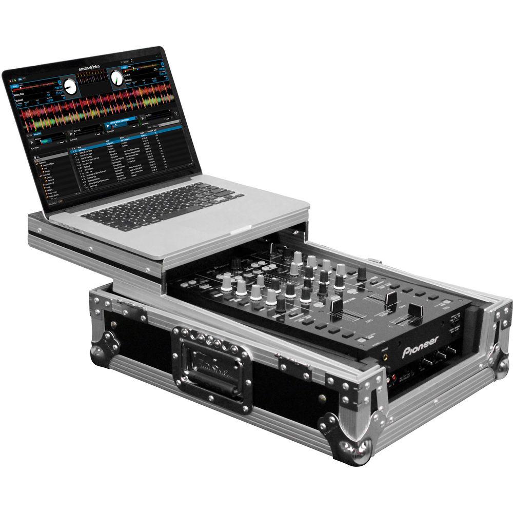 Odyssey Innovative Designs FZGS10MX1 Flight Zone Series Low Profile Glide Style Case for a 10" DJ Mixer