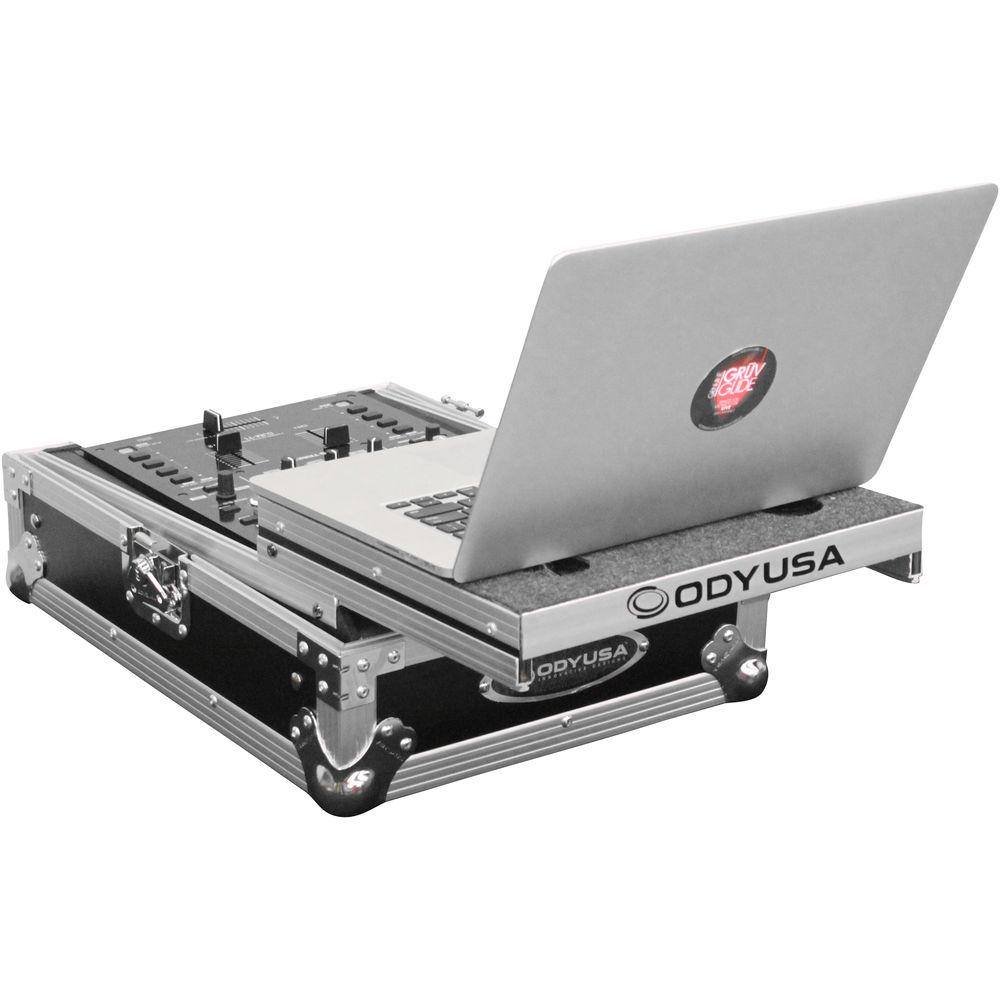 Odyssey Innovative Designs FZGS10MX1 Flight Zone Series Low Profile Glide Style Case for a 10" DJ Mixer