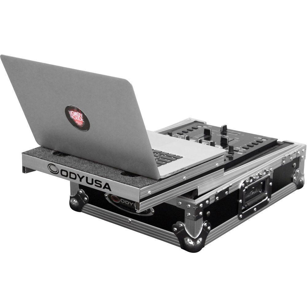 Odyssey Innovative Designs FZGS10MX1 Flight Zone Series Low Profile Glide Style Case for a 10" DJ Mixer