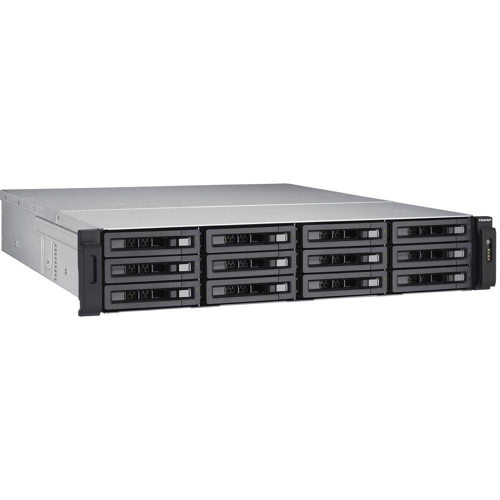 QNAP 12-Bay SAS NAS iSCSI IP-SAN Unified NAS Enclosure