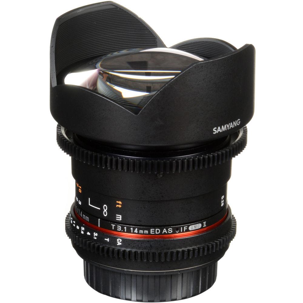 Samyang 14mm T3.1 VDSLRII Cine Lens for Canon EF Mount