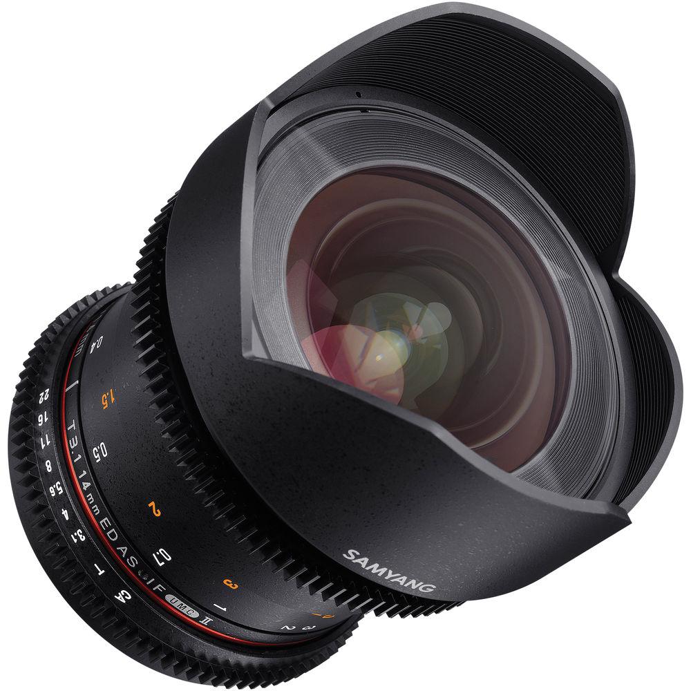 Samyang 14mm T3.1 VDSLRII Cine Lens for Sony Alpha Mount
