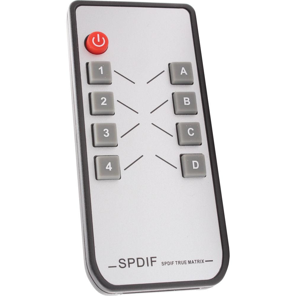 Smart-AVI SMA-AM44S SPDIF Optical Digital Audio 4x4 Matrix Switch