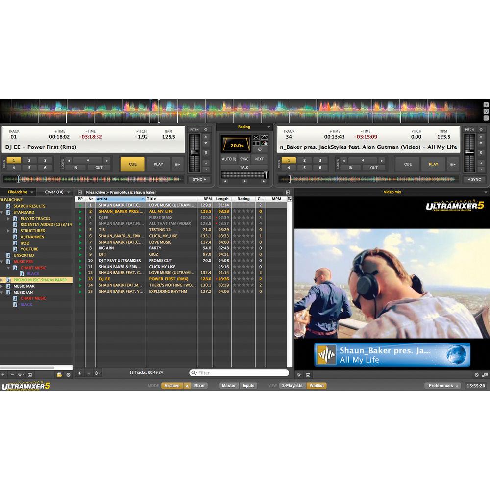UltraMixer 5 Pro Entertain - Professional DJ Software