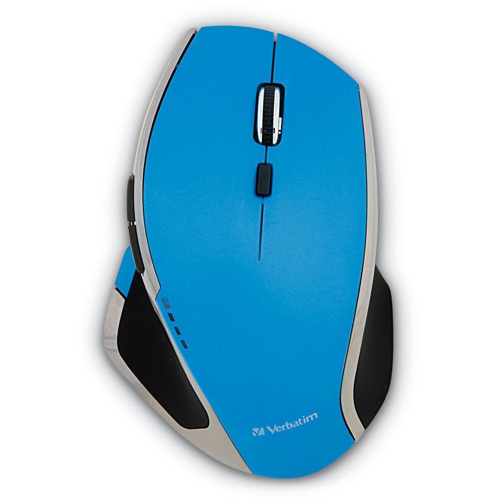 Verbatim Wireless Notebook 8-Button Deluxe Blue LED Mouse