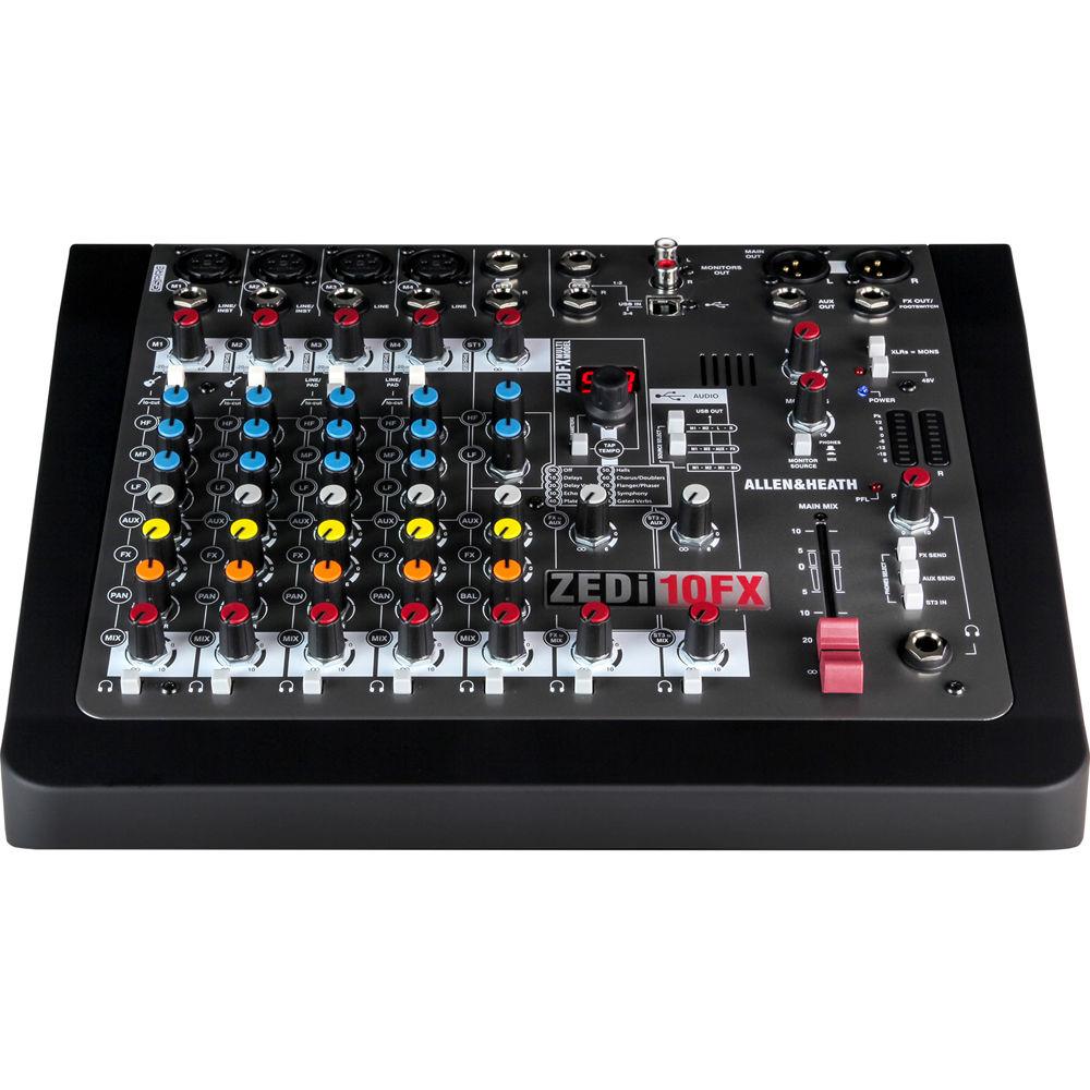 Allen & Heath ZEDi-10FX Compact Hybrid Mixer USB Interface