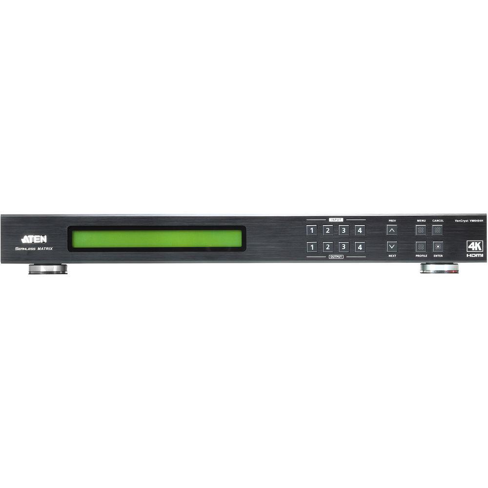 ATEN VM6404H 4x4 4K HDMI Matrix Switch with Scaler