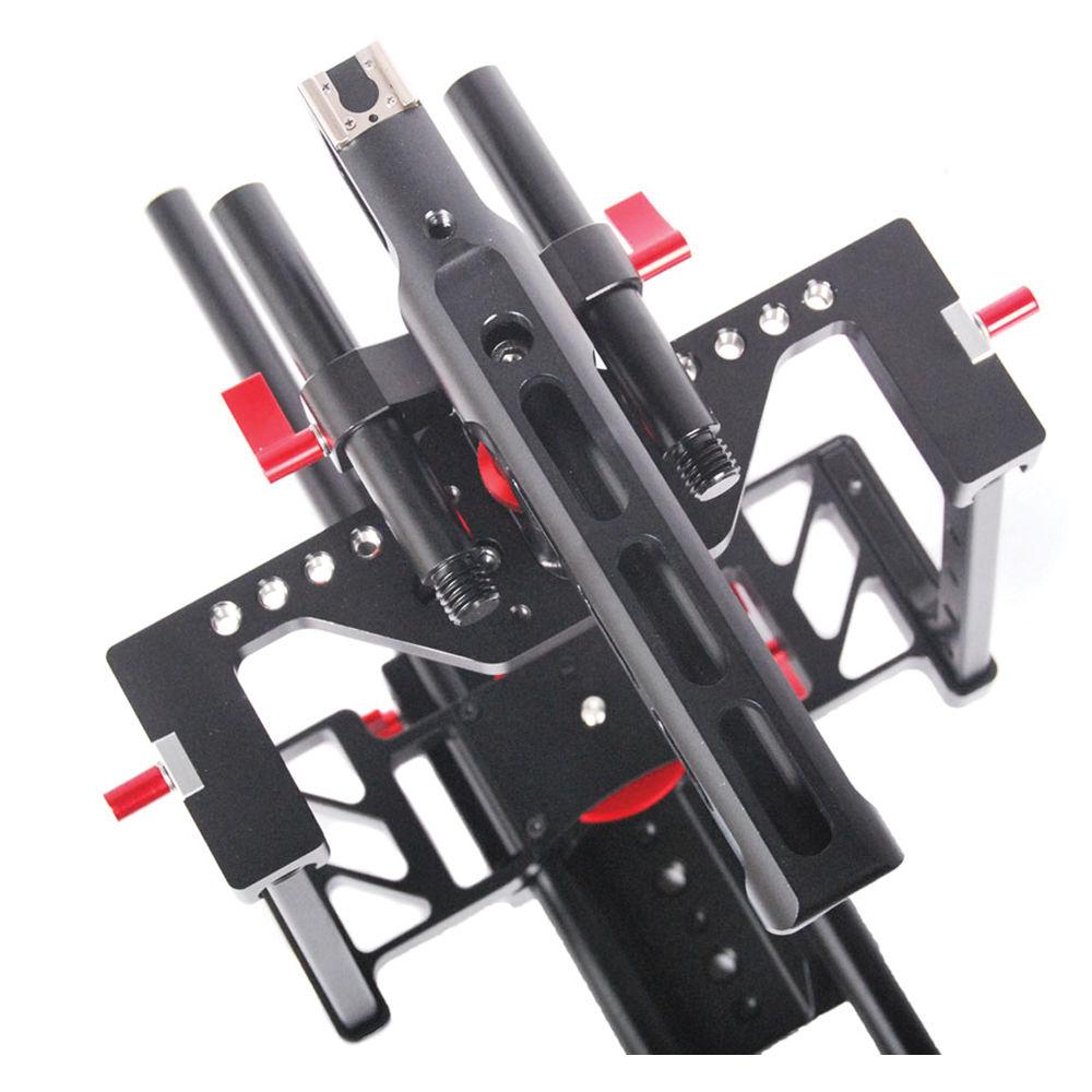 CAME-TV BMCC-01 Rig with Top Handle Dovetail Plate & 15mm Rods Kit for Blackmagic Cinema