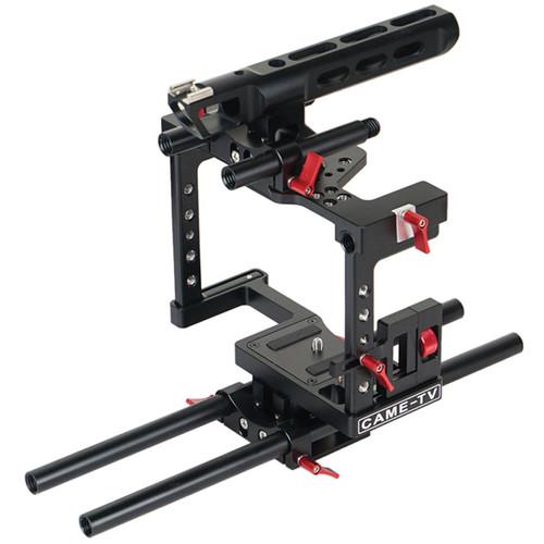 CAME-TV DSLR Cage Kit for Panasonic GH4, Sony a7S, and Canon 5D Mark III