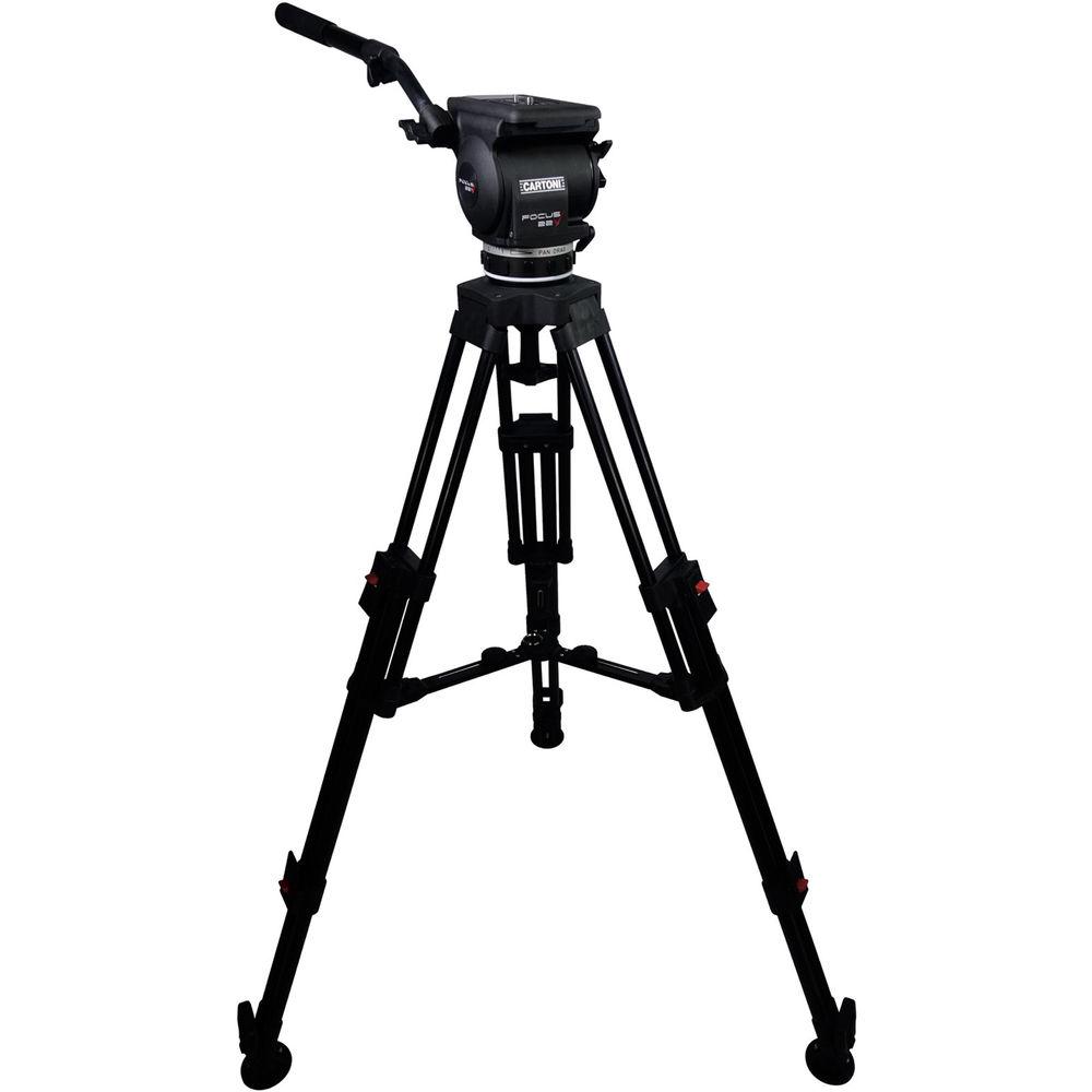 Cartoni Focus 22 Fluid Head with H602 Tripod Legs & Mid-Spreader