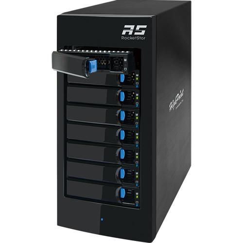 HighPoint RocketStor 6418TS Eight-Bay Q-SATA Turbo RAID Tower Enclosure