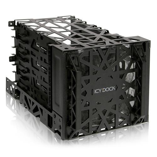 Icy Dock Black Vortex 4-Bay 3.5" Hard Drive Cooler Cage