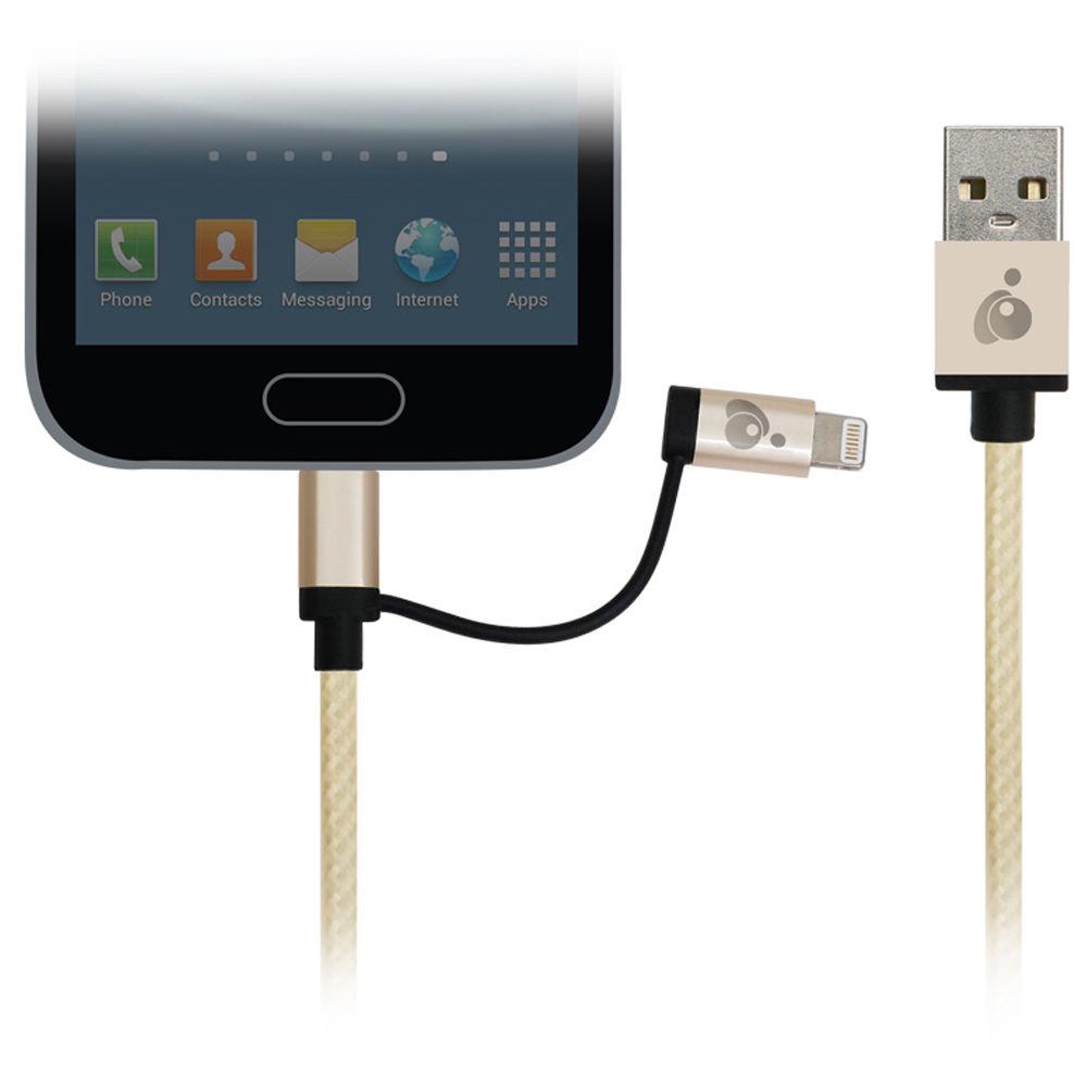 IOGEAR DuoLinq 2-in-1 Charge & Sync Cable