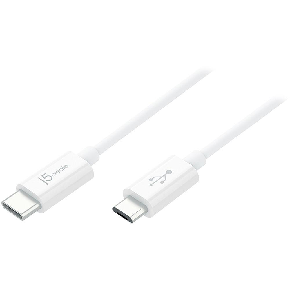 j5create USB 2.0 Type-C to Micro-B Cable