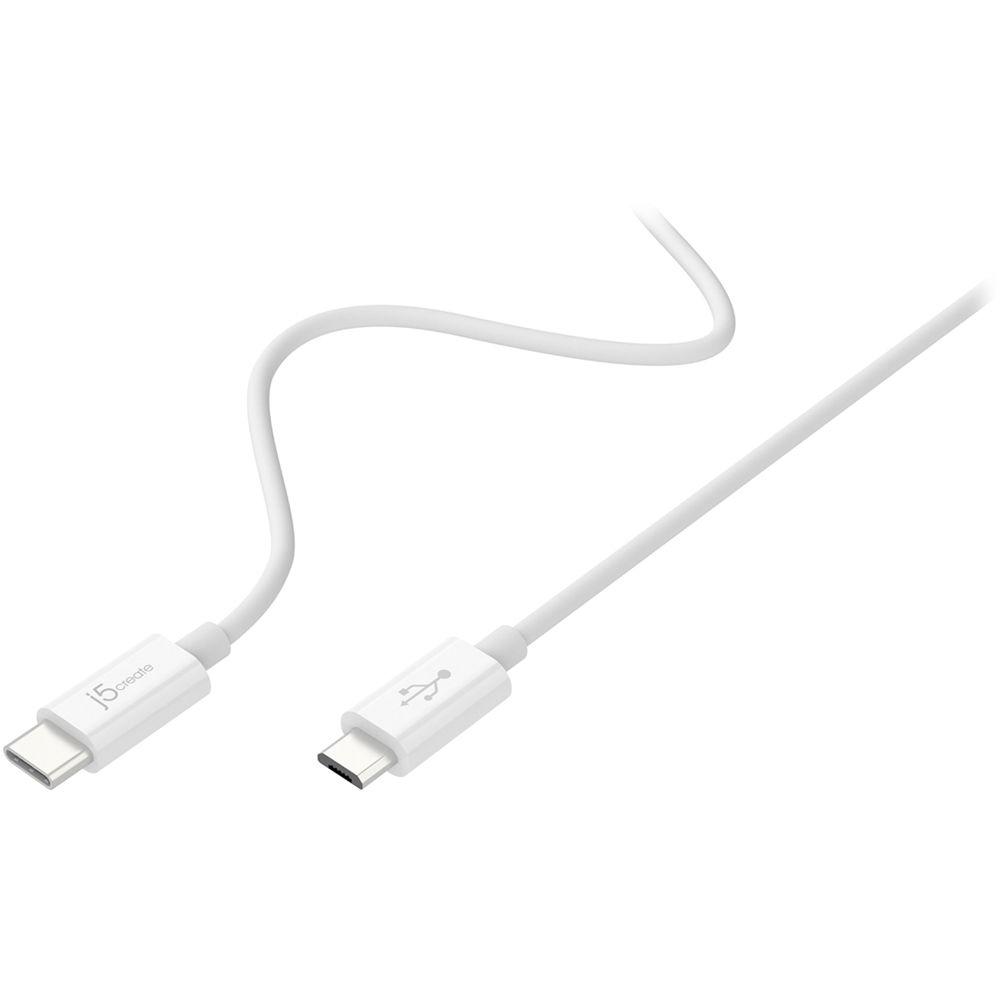 j5create USB 2.0 Type-C to Micro-B Cable