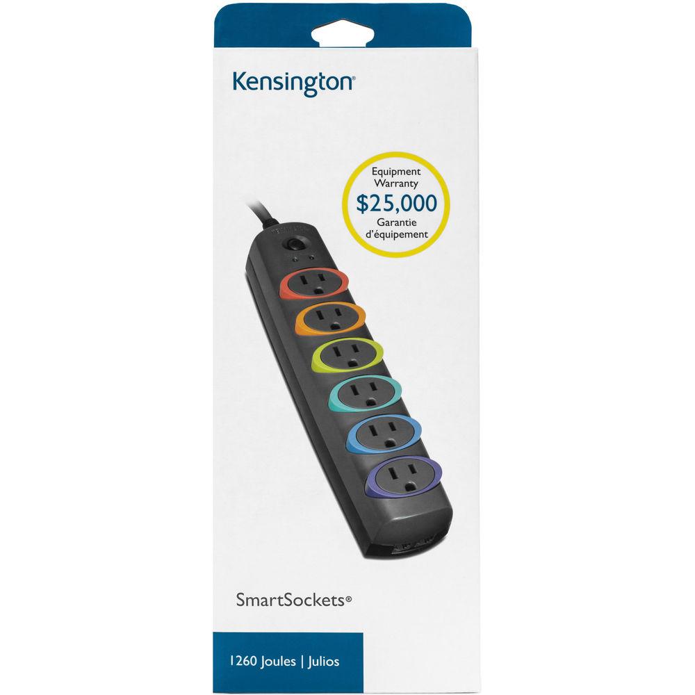 Kensington SmartSockets Premium 6-Outlet Surge Protector