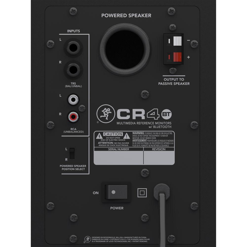 Mackie CR4BT - 4" Multimedia Monitors with Bluetooth