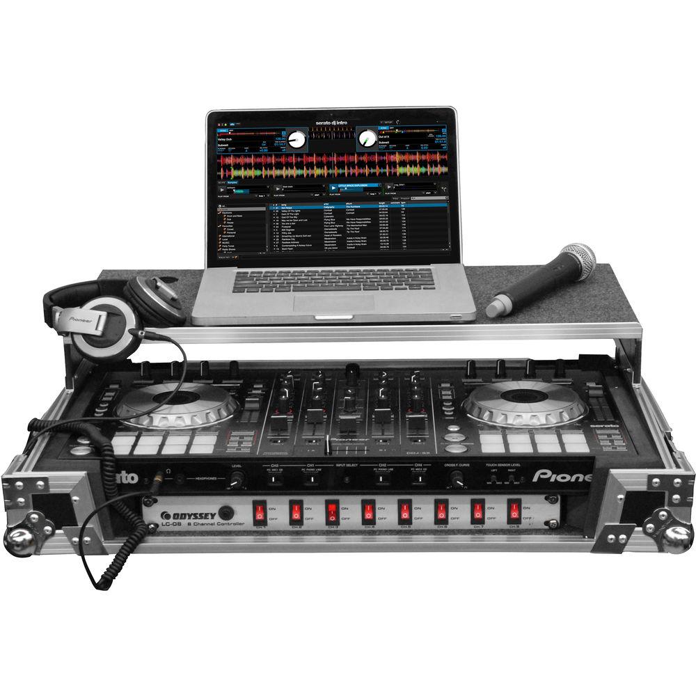 Odyssey Innovative Designs Flight Zone Glide-Style Case for Pioneer DDJ-SX SX2 DJ Controller