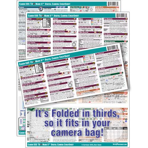 PhotoBert CheatSheet for Canon EOS 1DX Mark II DSLR Camera