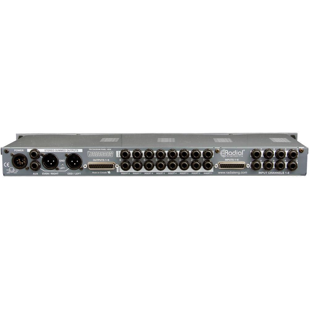Radial Engineering Space Heater 8-Channel Tube Drive Summing Mixer