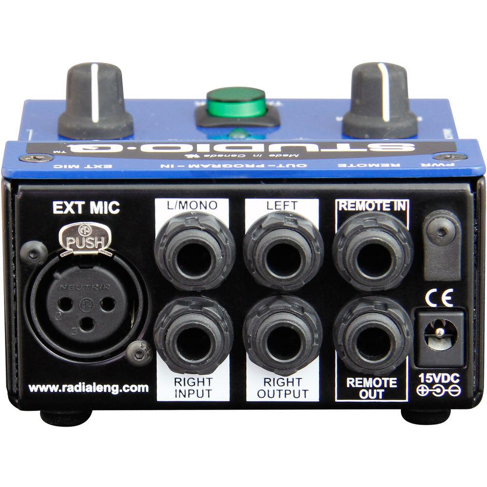 Radial Engineering Studio-Q Talkback Interface with Built-In Mic