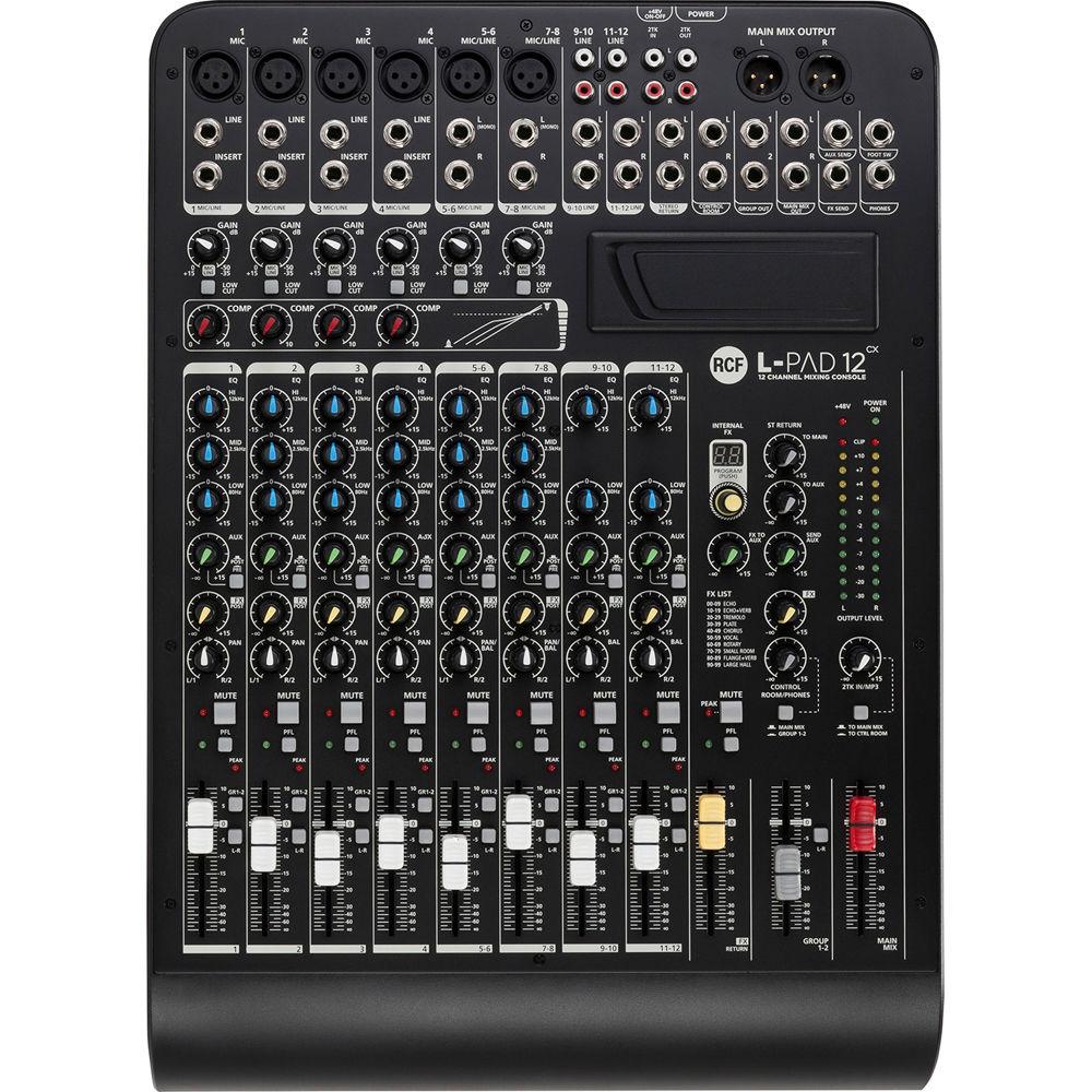 RCF L-PAD 12CX 12-Channel Mixing Console with Effects
