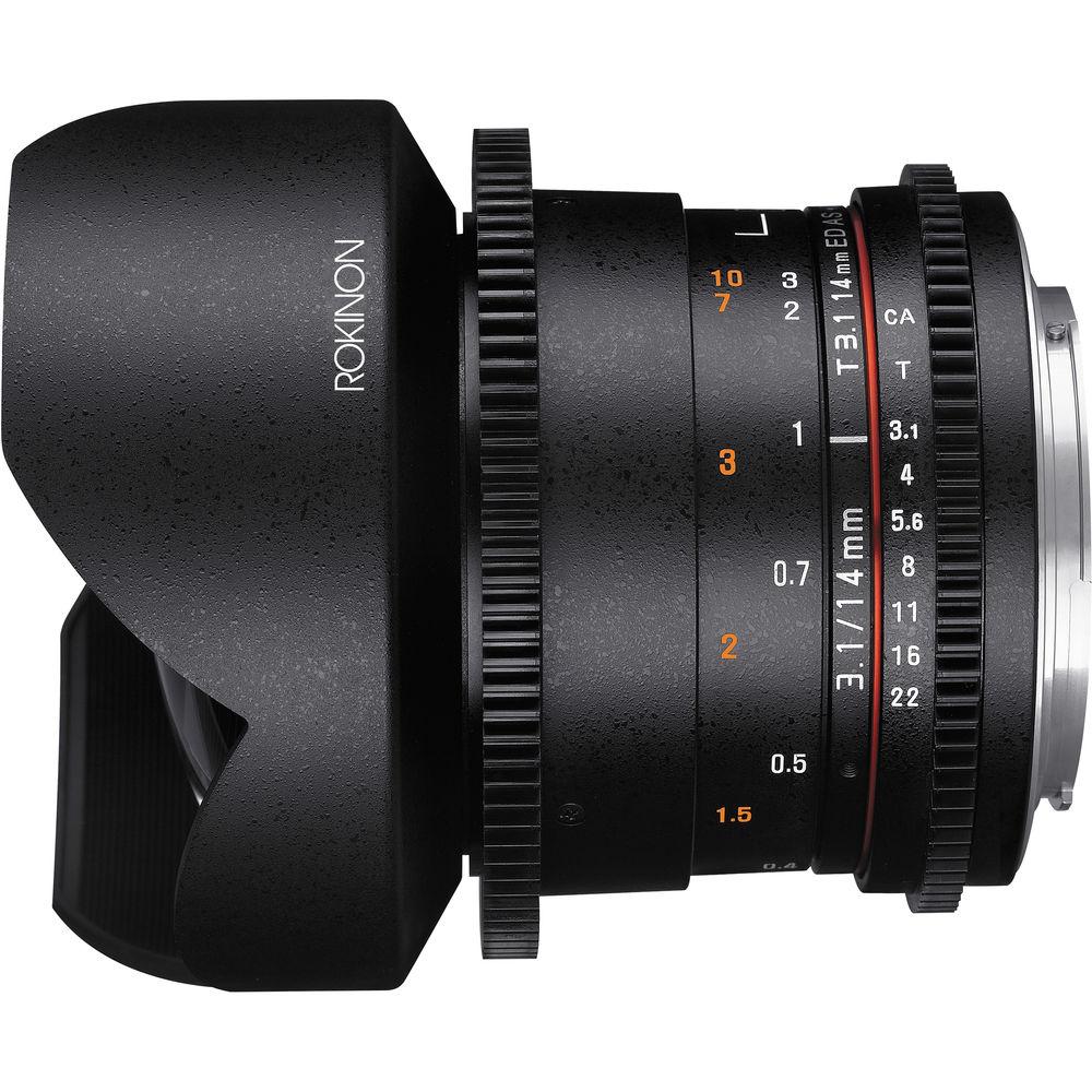Rokinon 14mm T3.1 Cine DS Lens for Canon EF Mount