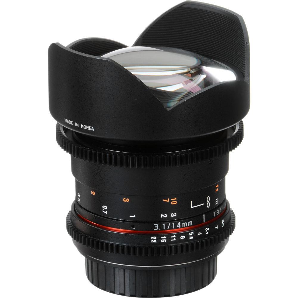 Rokinon 14mm T3.1 Cine DS Lens for Canon EF Mount