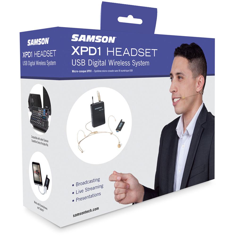 Samson Stage XPD1Headset USB Digital Wireless System