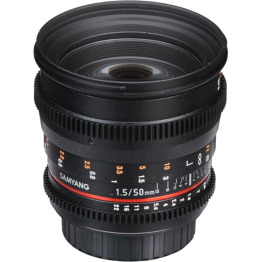 Samyang 50mm T1.5 VDSLR AS UMC Lens for Canon EF Mount