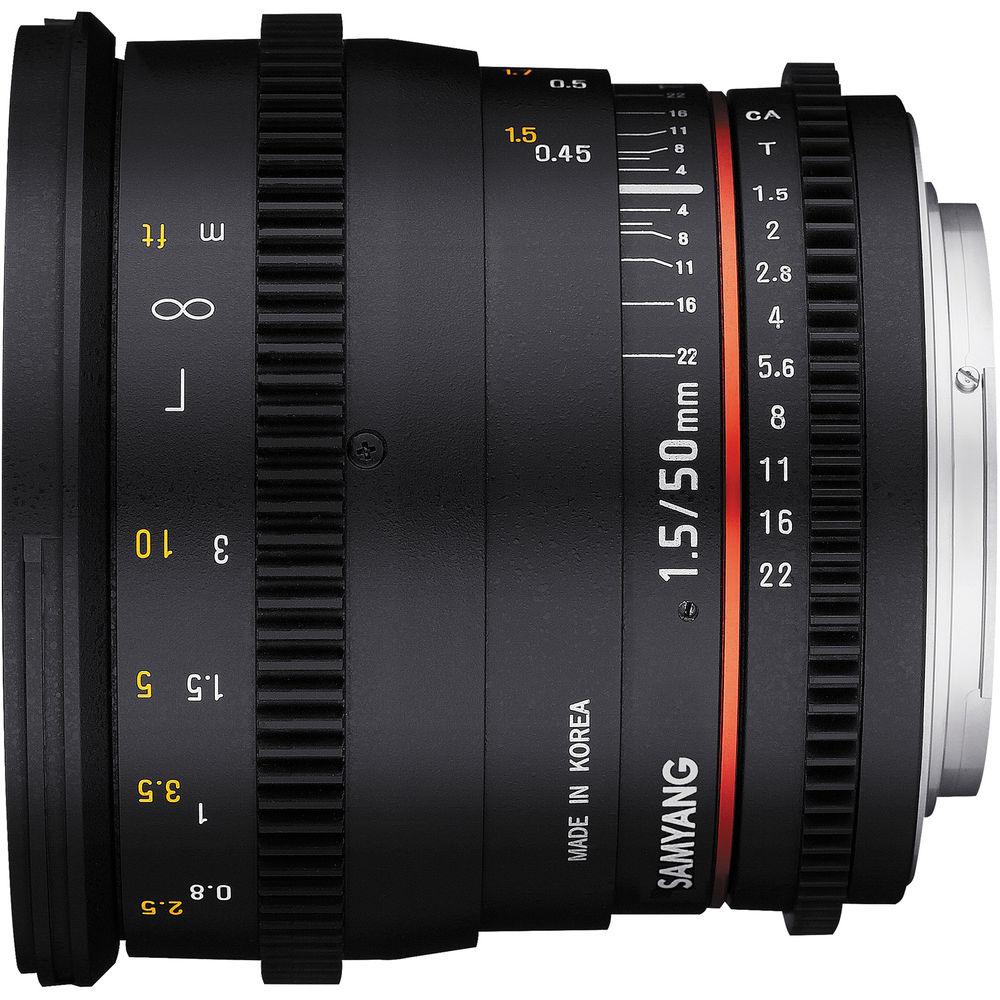 Samyang 50mm T1.5 VDSLR AS UMC Lens for Micro Four Thirds