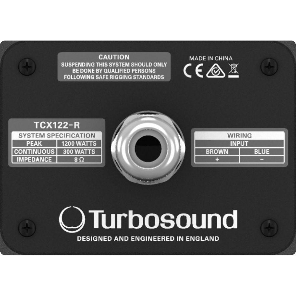Turbosound Dublin TCX122-R 12" 2-Way Weather-Resistant Loudspeaker