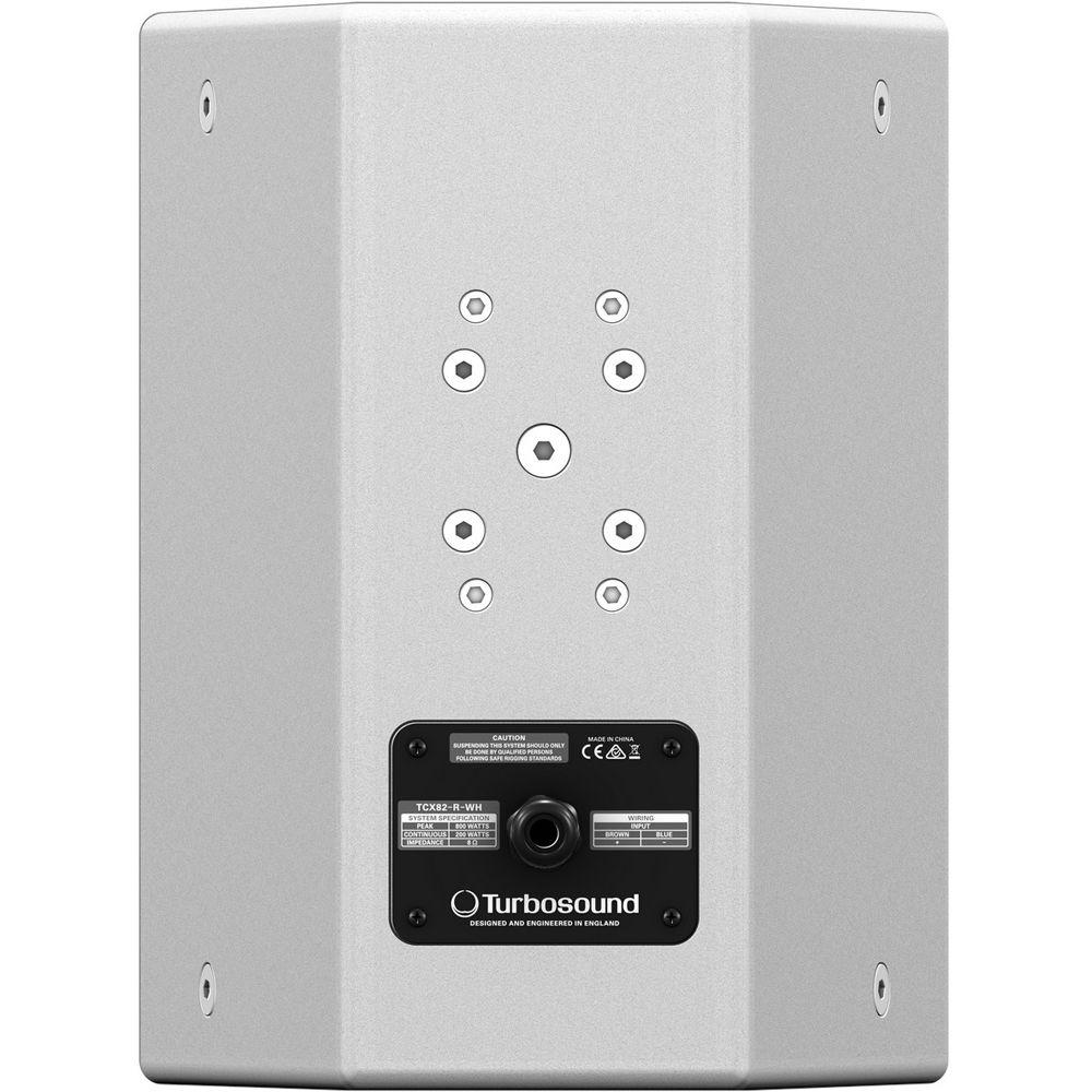 Turbosound Dublin TCX82-R-WH 8" 2-Way Weather-Resistant Loudspeaker