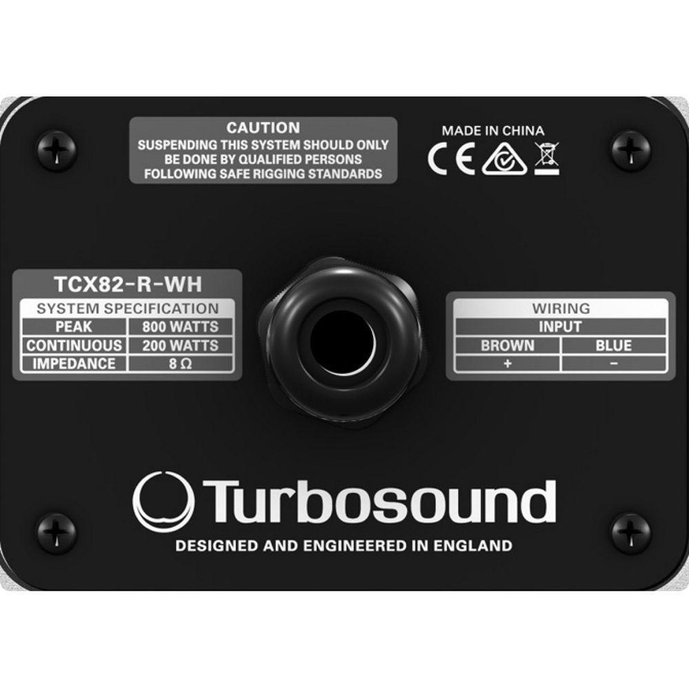 Turbosound Dublin TCX82-R-WH 8" 2-Way Weather-Resistant Loudspeaker
