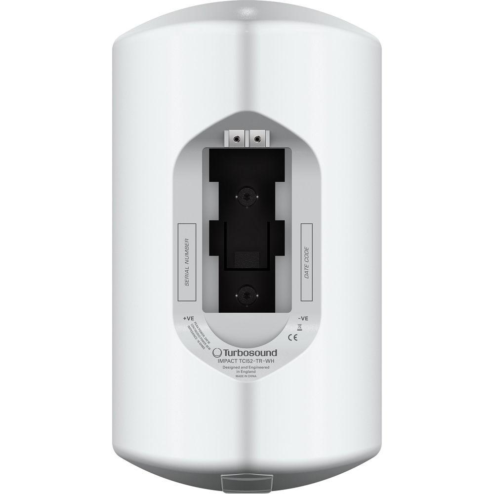 Turbosound Impact TCI52-TR-WH 2-Way Weather-Resistant 5" Full Range Loudspeaker with Line Transformer