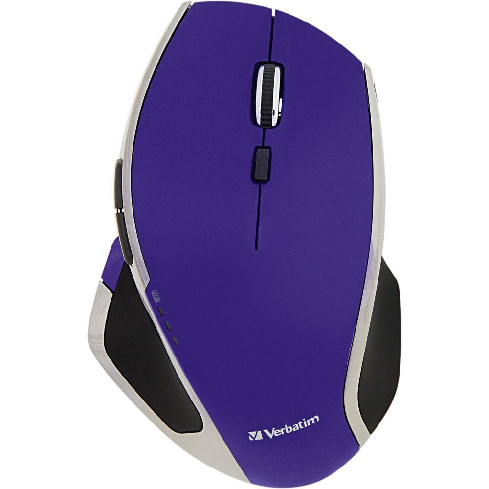 Verbatim Wireless Notebook 8-Button Deluxe Blue LED Mouse