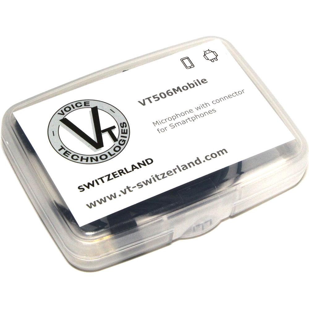 Voice Technologies VT506MOBILE Omni Lavalier Microphone for Smartphones