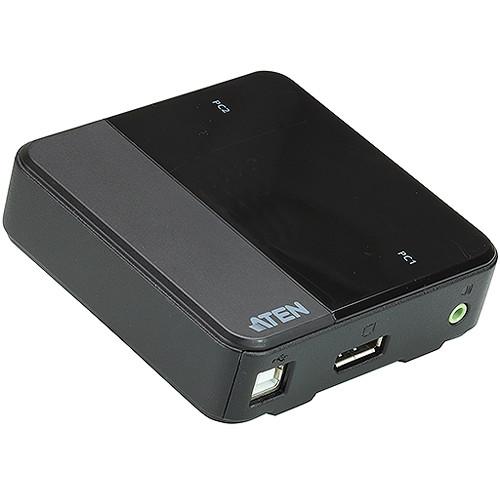 ATEN 2-Port USB DisplayPort Audio KVM Switch
