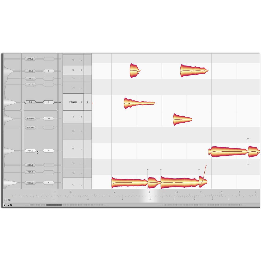 Celemony Melodyne Editor 4 - Polyphonic Pitch Shifting Time Stretching Software