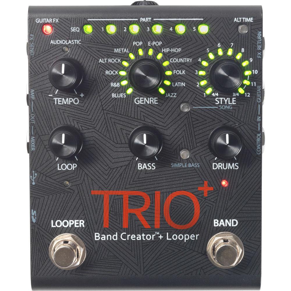 DigiTech TRIO+ Band Creator Pedal with Built-In Looper, DigiTech, TRIO+, Band, Creator, Pedal, with, Built-In, Looper
