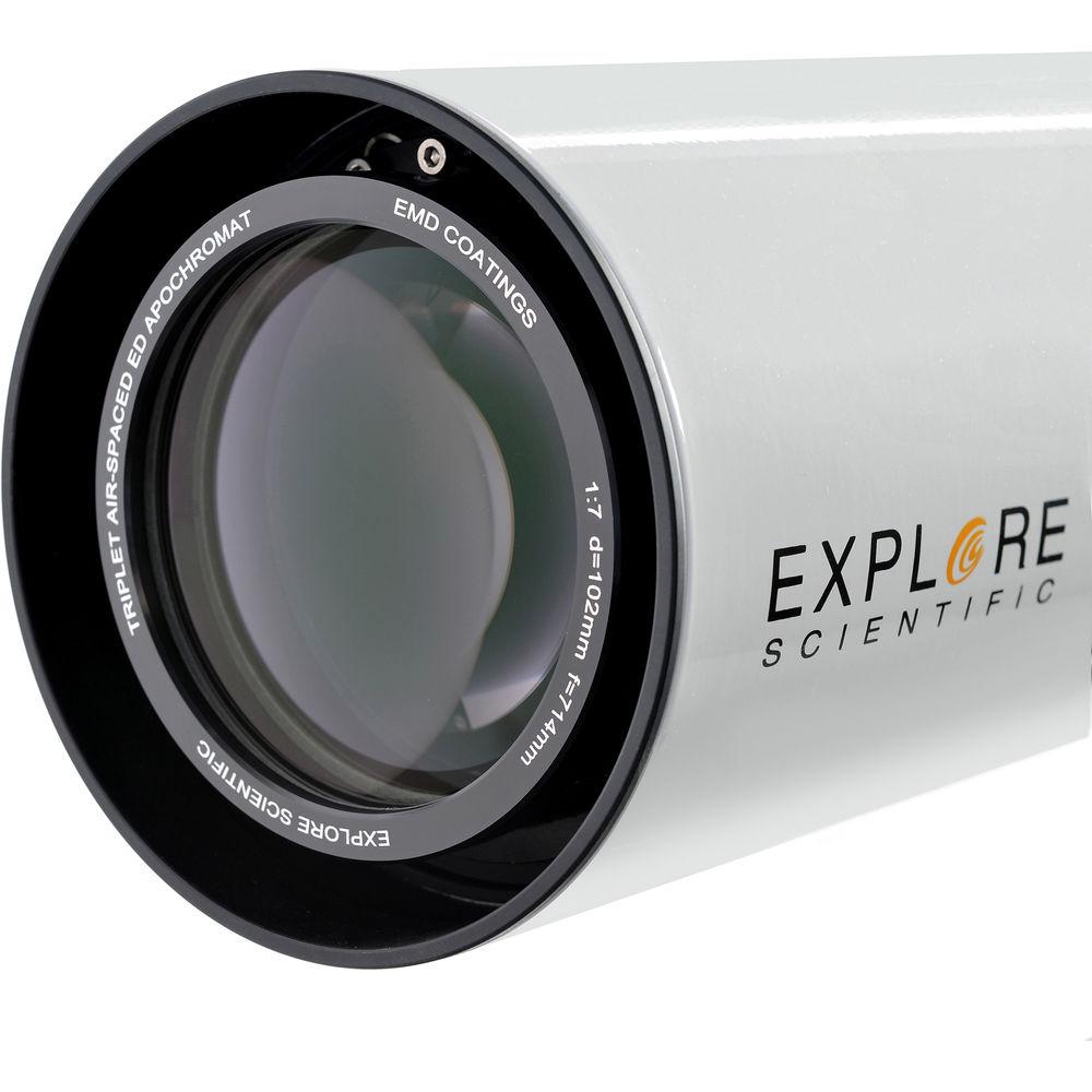 Explore Scientific 102mm f 7 Essential Apochromatic FCD100 ED Triplet Refractor Telescope