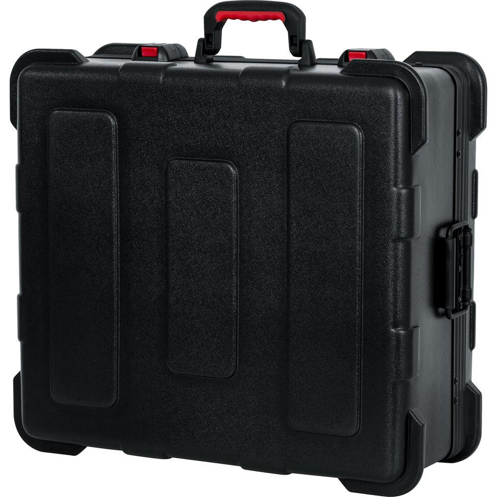 Gator Cases ATA Molded Mixer Case with 12U Pop-Up Rack Rails