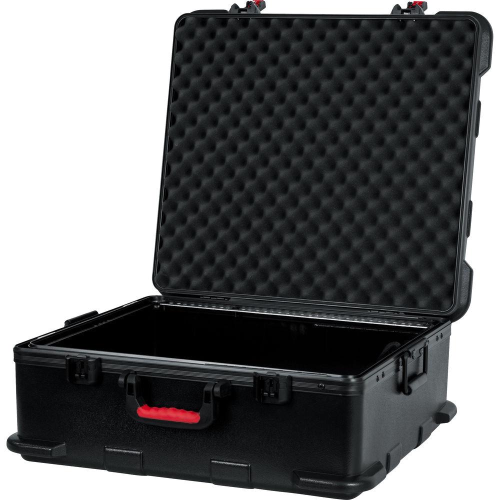 Gator Cases ATA Molded Mixer Case with 12U Pop-Up Rack Rails